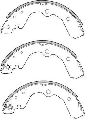 FIT FT2142 - Brake Shoe Set www.autospares.lv