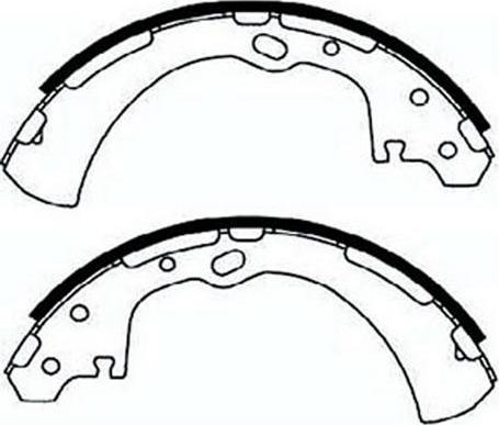 FIT FT2130 - Brake Shoe Set www.autospares.lv