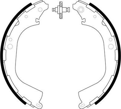 FIT FT2137 - Brake Shoe Set www.autospares.lv