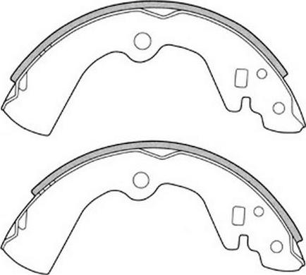 FIT FT2128 - Brake Shoe Set www.autospares.lv