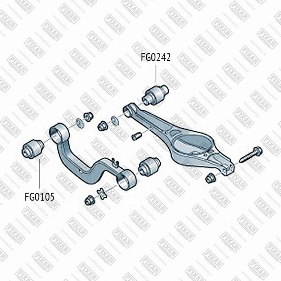 Fixar FG0105 - Bush of Control / Trailing Arm www.autospares.lv