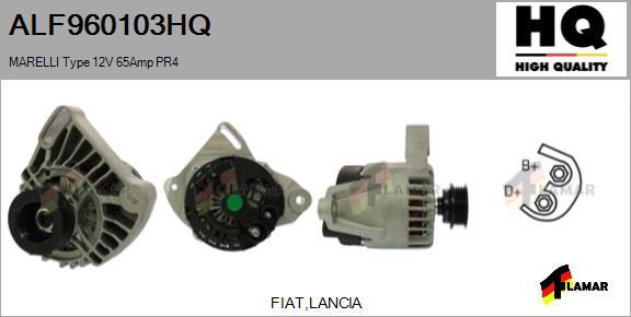 FLAMAR ALF960103HQ - Alternator www.autospares.lv