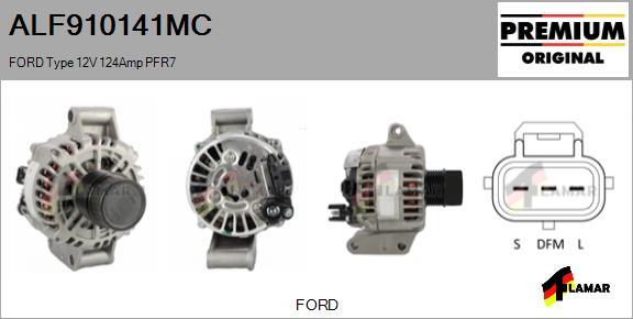 FLAMAR ALF910141MC - Alternator www.autospares.lv