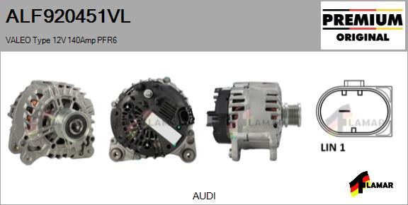 FLAMAR ALF920451VL - Alternator www.autospares.lv