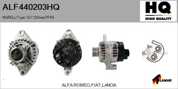 FLAMAR ALF440203HQ - Ģenerators autospares.lv