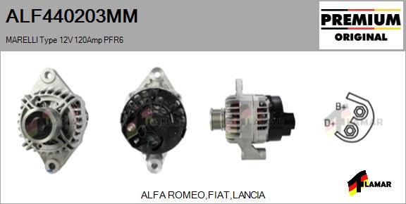 FLAMAR ALF440203MM - Ģenerators autospares.lv