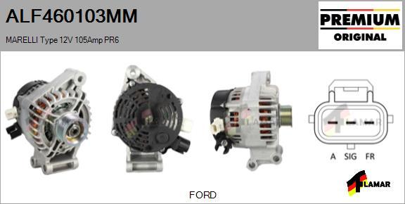 FLAMAR ALF460103MM - Alternator www.autospares.lv