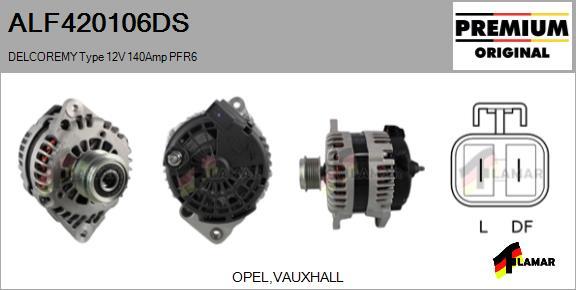 FLAMAR ALF420106DS - Alternator www.autospares.lv