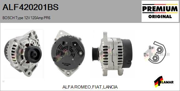 FLAMAR ALF420201BS - Ģenerators autospares.lv