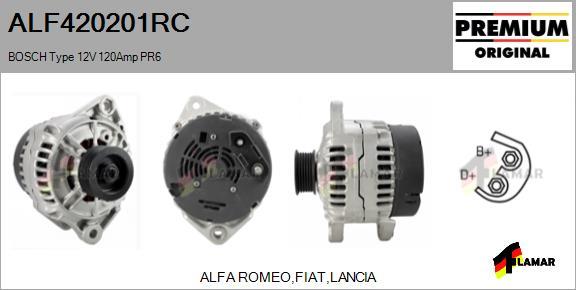 FLAMAR ALF420201RC - Ģenerators autospares.lv