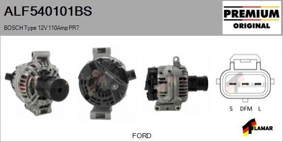 FLAMAR ALF540101BS - Alternator www.autospares.lv