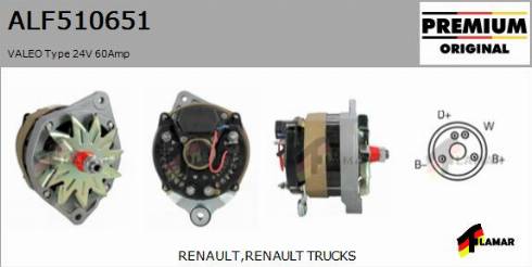 FLAMAR ALF510651
 - Ģenerators autospares.lv