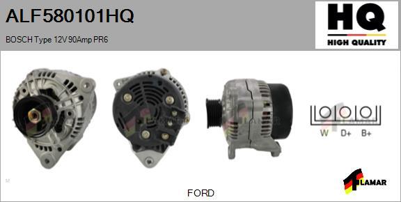 FLAMAR ALF580101HQ - Alternator www.autospares.lv