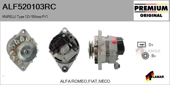 FLAMAR ALF520103RC - Ģenerators autospares.lv