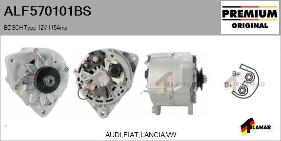 FLAMAR ALF570101BS - Ģenerators www.autospares.lv