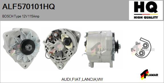 FLAMAR ALF570101HQ - Генератор www.autospares.lv