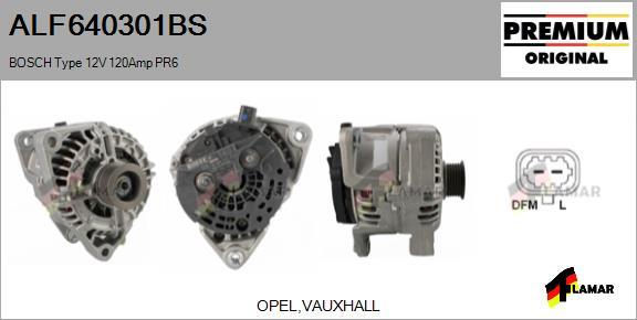 FLAMAR ALF640301BS - Alternator www.autospares.lv