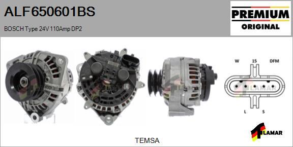 FLAMAR ALF650601BS - Ģenerators autospares.lv