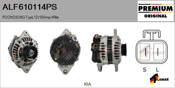 FLAMAR ALF610114PS - Ģenerators autospares.lv