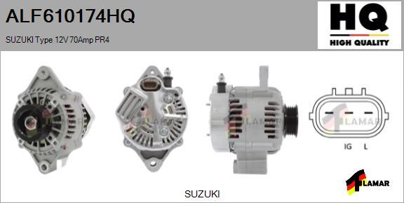 FLAMAR ALF610174HQ - Alternator www.autospares.lv