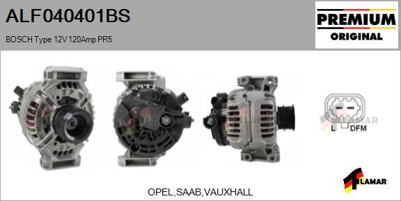 FLAMAR ALF040401BS - Ģenerators autospares.lv