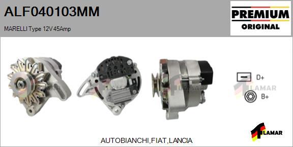 FLAMAR ALF040103MM - Ģenerators autospares.lv