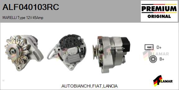 FLAMAR ALF040103RC - Ģenerators autospares.lv