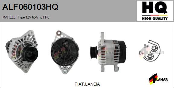 FLAMAR ALF060103HQ - Генератор www.autospares.lv