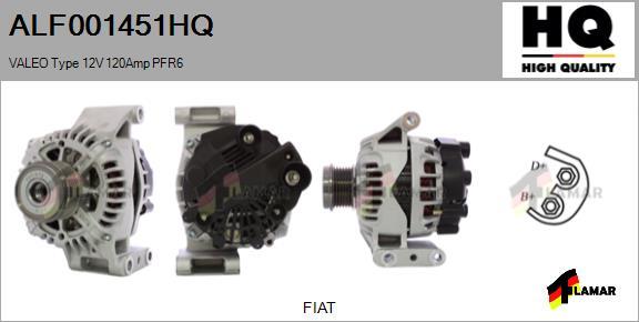 FLAMAR ALF001451HQ - Alternator www.autospares.lv