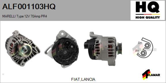 FLAMAR ALF001103HQ - Ģenerators autospares.lv