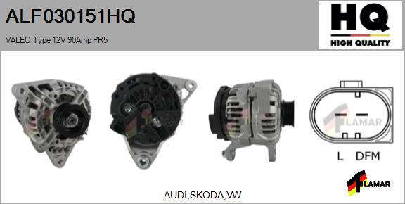 FLAMAR ALF030151HQ - Генератор www.autospares.lv