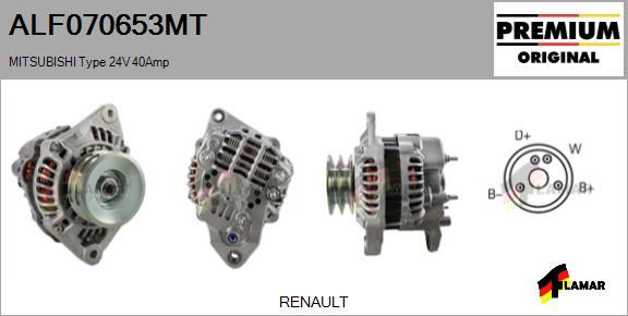 FLAMAR ALF070653MT - Ģenerators autospares.lv