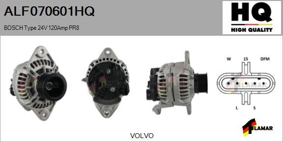 FLAMAR ALF070601HQ - Генератор www.autospares.lv