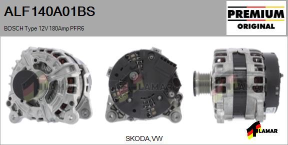 FLAMAR ALF140A01BS - Ģenerators autospares.lv