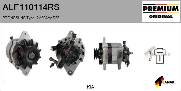 FLAMAR ALF110114RS - Ģenerators autospares.lv