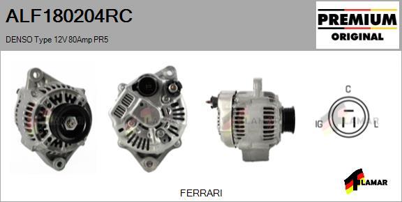 FLAMAR ALF180204RC - Ģenerators www.autospares.lv