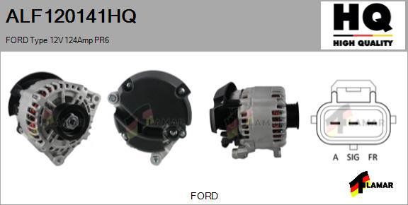 FLAMAR ALF120141HQ - Alternator www.autospares.lv