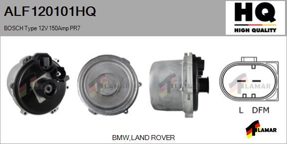 FLAMAR ALF120101HQ - Генератор www.autospares.lv