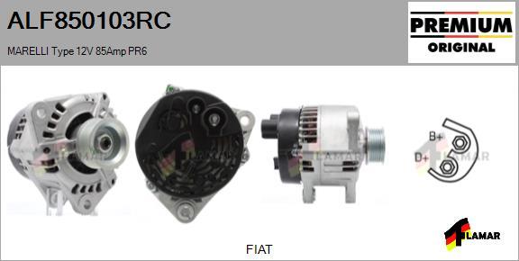 FLAMAR ALF850103RC - Ģenerators autospares.lv