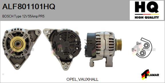 FLAMAR ALF801101HQ - Alternator www.autospares.lv