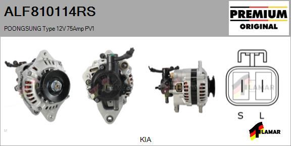 FLAMAR ALF810114RS - Ģenerators autospares.lv