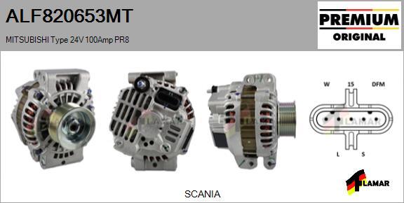 FLAMAR ALF820653MT - Ģenerators autospares.lv