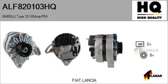 FLAMAR ALF820103HQ - Генератор www.autospares.lv