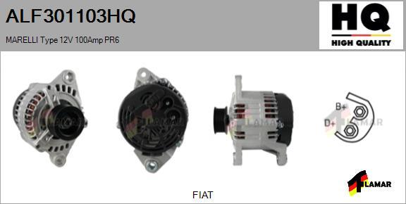 FLAMAR ALF301103HQ - Генератор www.autospares.lv