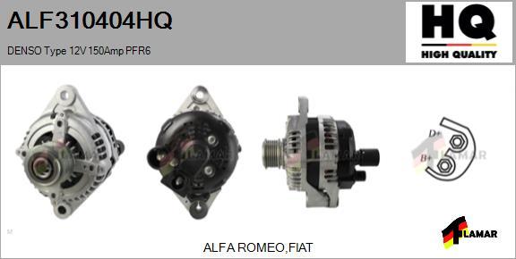 FLAMAR ALF310404HQ - Генератор www.autospares.lv