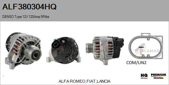 FLAMAR ALF380304HQ - Генератор www.autospares.lv