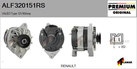 FLAMAR ALF320151RS - Ģenerators www.autospares.lv