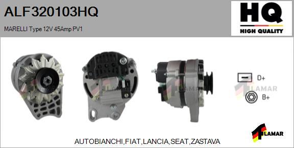 FLAMAR ALF320103HQ - Генератор www.autospares.lv