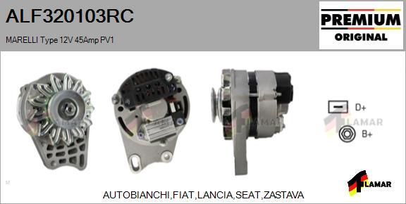 FLAMAR ALF320103RC - Ģenerators autospares.lv