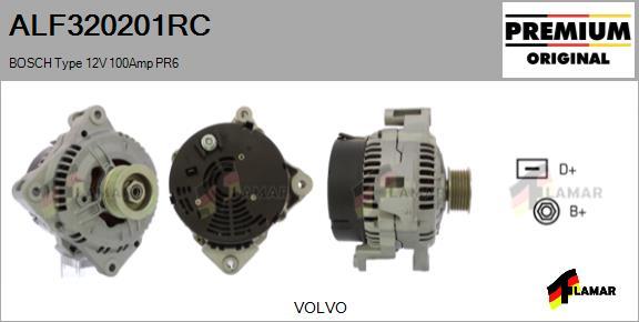 FLAMAR ALF320201RC - Alternator www.autospares.lv